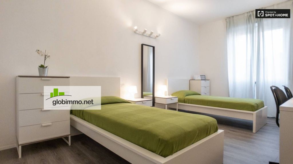 Cama en alquiler, genial apartamento con 3 dormitorios, Pasteur, Milán, Via Ruggero Leoncavallo, 17, 20131 Milano MI, Italy, 20131 Milan