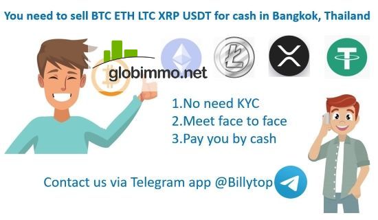 Sell BTC ETH USDT XLM for CASH in Bangkok Thailand Various, Trader