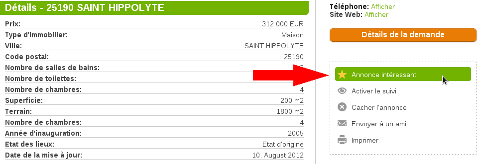 Comment marquer une annonce intéressante ?